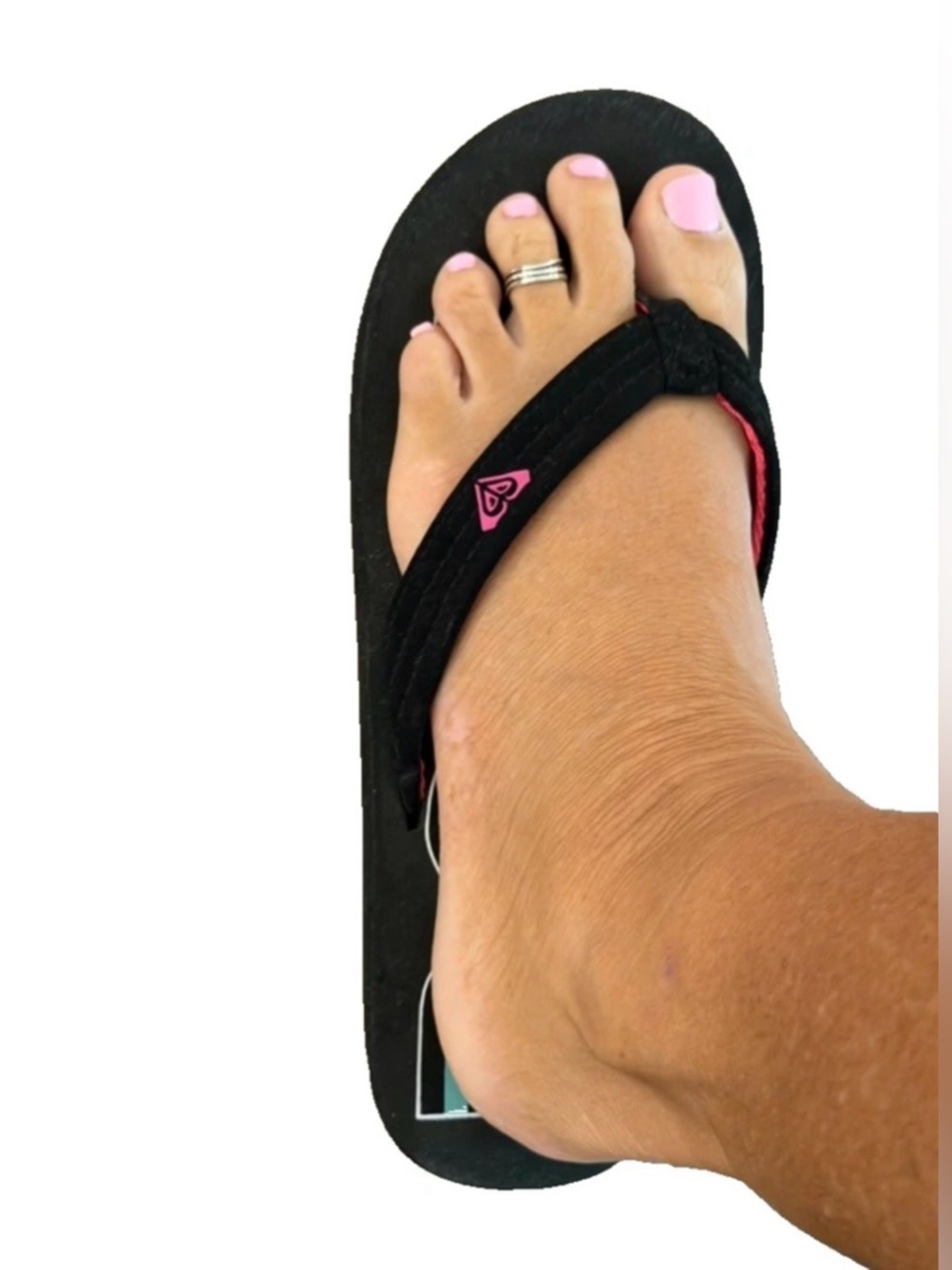 New Women’s Roxy Black Sandals Size 8